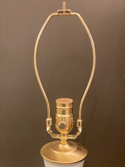 Brass Lamp Harp