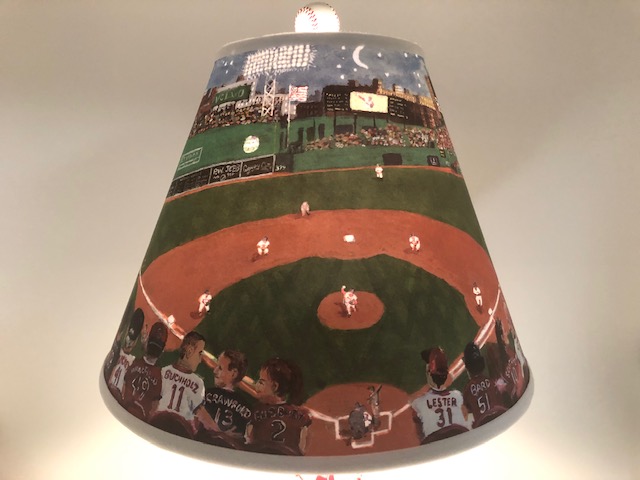 Red Sox Baseball Lamp, Yankee Baseball Lamp Shade