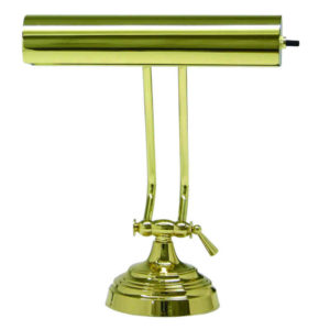 Advent 10" Polished Brass Piano/Desk Lamp