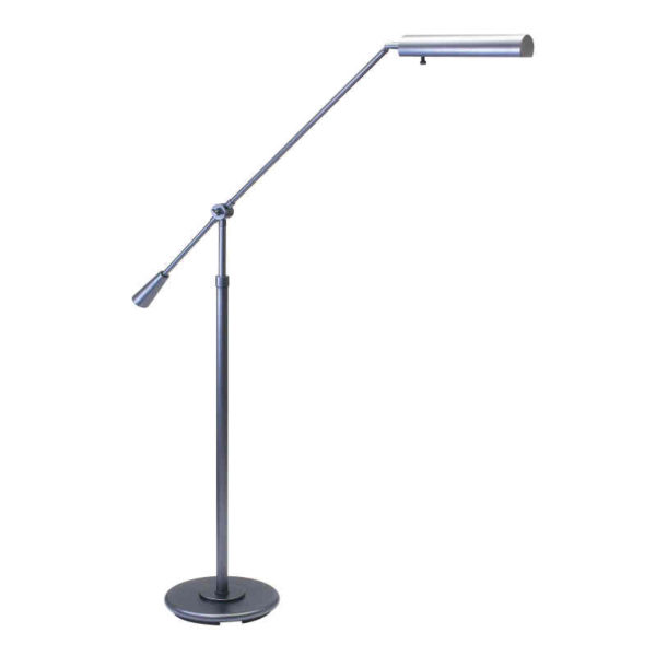 Floor Swing Arm Lamp in Granite finish with adjustable height