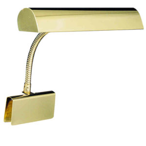 Grand Piano Lamp 14" Polished Brass