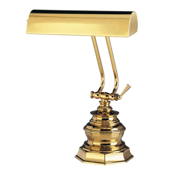 10" Polished Brass Piano/Desk