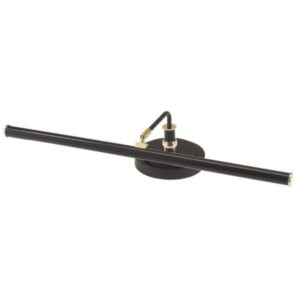 pled101-617_House of Troy Piano and Desk Lamp in Black with Polished Brass Accents