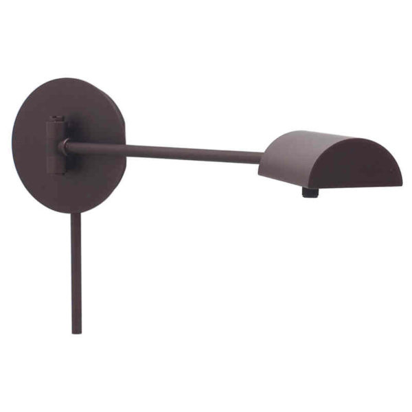G175-CHB_House of Troy Generation 1 Single Light Halogen Wall Swing Arm Lamp in a Chestnut Bronze Finish