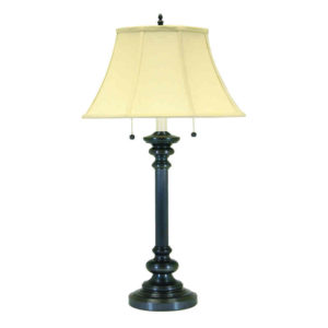 N651-AB_House of Troy Newport Two-Light Table Lamp in an Antique Brass Finish