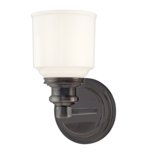 3401-OB_Hudson Valley Windham Single Light Bath Sconce in an Old Bronze Finish