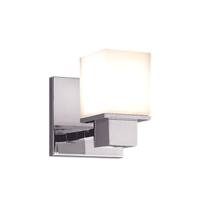 4441-PC_Hudson Valley Milford Single Light Bath Sconces in a Polished Chrome Finish