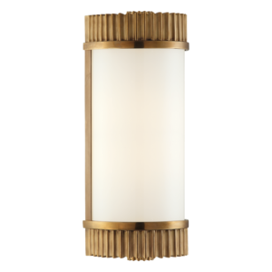 561-AGB_Hudson Valley Benton Single Light Light Bar in an Aged Brass Finish - ADA