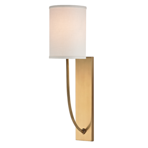 731-AGB_Hudson Valley Colton Single Light Wall Sconce in an Aged Brass Finish