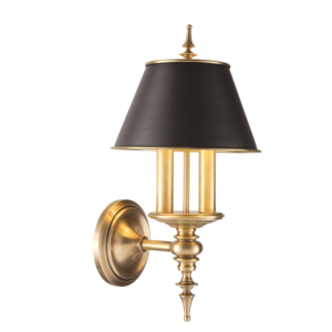9501-AGB_Hudson Valley Cheshire Single Light Wall Sconce in an Aged Brass Finish