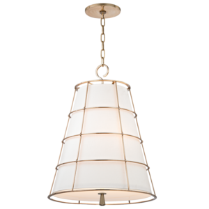 9820-AGB_Hudson Valley Savona 3-Light Pendant with an Aged Brass Cage