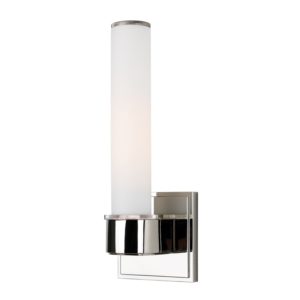 1261-PN_Hudson Valley Mill Valley Single Light Wall and Bath Sconce in a Polished Nickel Finish
