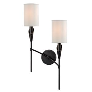 1312R-OB_Hudson Valley Tate 2-Light Wall Sconce in an Old Bronze Finish
