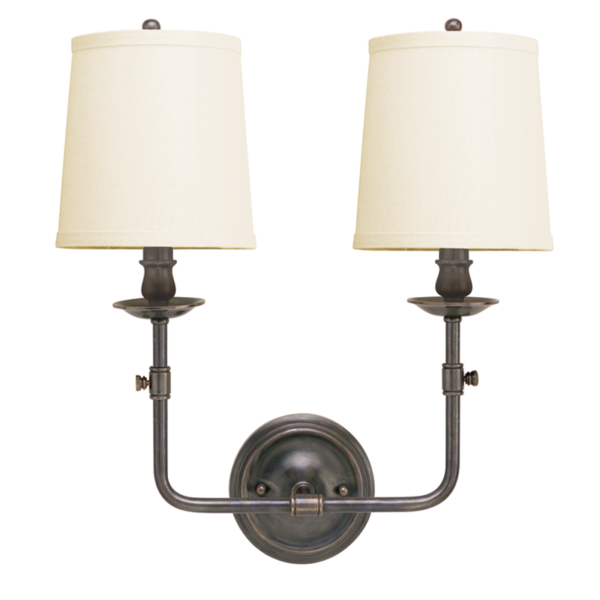 172-OB_Hudson Valley Logan 2-Light Wall Sconce in an Old Bronze Finish