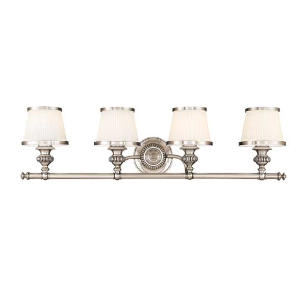 2004-PN_Hudson Valley Milton 4-Light Bath Sconce in a Polished Nickel Finish