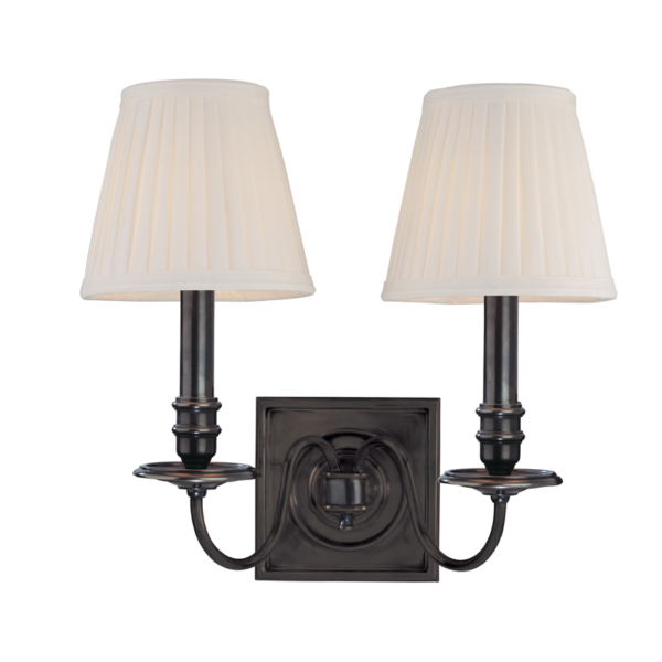 202-OB_Hudson Valley Sheldrake 2-Light Wall Sconce in an Old Bronze Finish