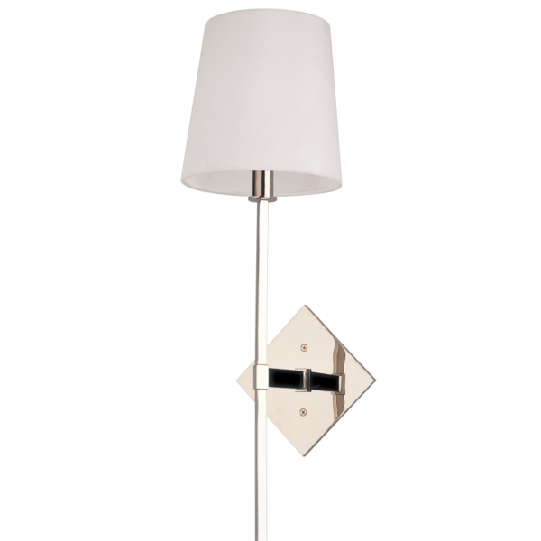 211-PN_Hudson Valley Cortland Single Light Wall Sconce in a Polished Nickel Finish