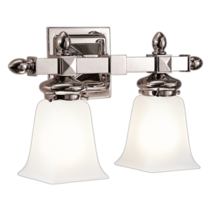 2822-PN_Hudson Valley Cumberland 2-Light Bath Sconce in a Polished Nickel Finish