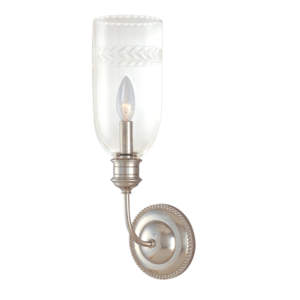 291-PN_Hudson Valley Lafayette Single Light Wall Sconce in a Polished Nickel Finish