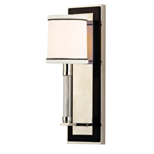 2910-PN_Hudson Valley Collins Single Light Wall Sconce in a Polished Nickel Finish