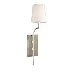 3111-PN_Hudson Valley Glenford Single Light Wall Sconce in a Polished Nickel Finish