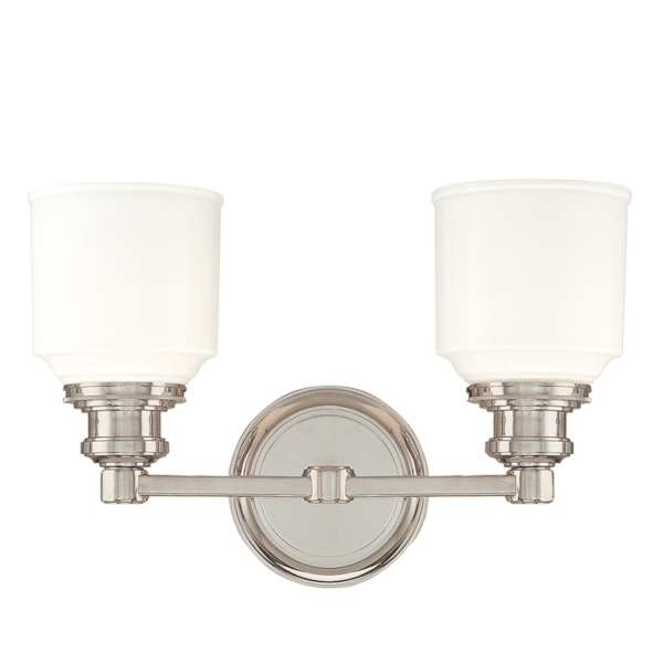 3402-PN_Hudson Valley Windham 2-Light Bath Sconce in a Polished Nickel Finish