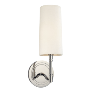 361-PN_Hudson Valley Dillon Single Light Wall Sconce in a Polished Nickel Finish