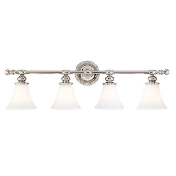 4504-PN_Hudson Valley Weston 4-Light Bath Sconce in a Polished Nickel Finish