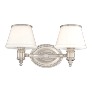 4942-PN_Hudson Valley Richmond 2-Light Bath Sconce in a Polished Nickel Finish