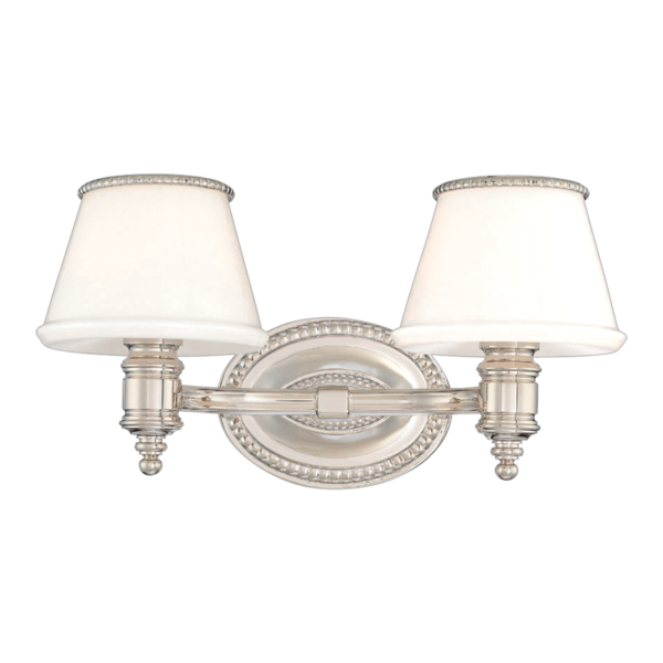 4942-PN_Hudson Valley Richmond 2-Light Bath Sconce in a Polished Nickel Finish