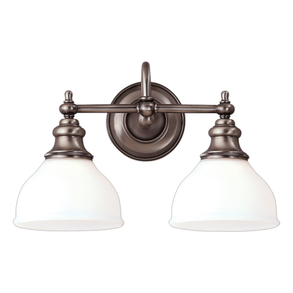 5902-AN_Hudson Valley Sutton 2-Light Bath Sconce with an Opal Shade and Antique Nickel Accents