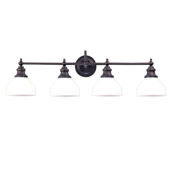 5904-OB_Hudson Valley Sutton 4-Light Bath Sconce with Opal Glass Lampshades and Bronze Accents