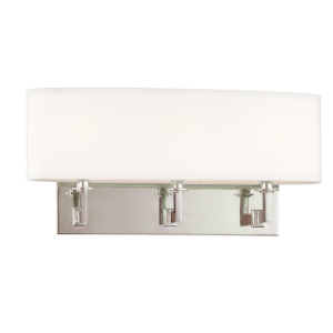 593-PN_Hudson Valley Grayson 3-Light Wall Sconce in a Polished Nickel Finish