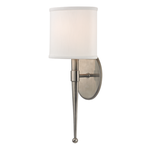 6120-PN_Hudson Valley Madison Single Light Wall Sconce in a Polished Nickel Finish