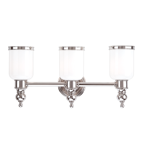 6303-PN_Hudson Valley Chatham 3-Light Bath Sconce in a Polished Nickel Finish