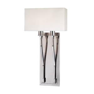 642-PN_Hudson Valley Selkirk 2-Light Wall Sconce in a Polished Nickel Finish