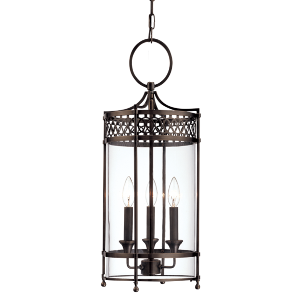 8993-DB_Hudson Valley 3-Light Pendant in a Distressed Bronze Finish