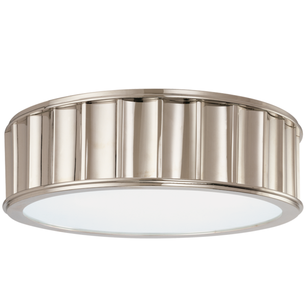 911-PN_Hudson Valley Middlebury Flush-Mount Ceiling Fixture in Polished Nickel