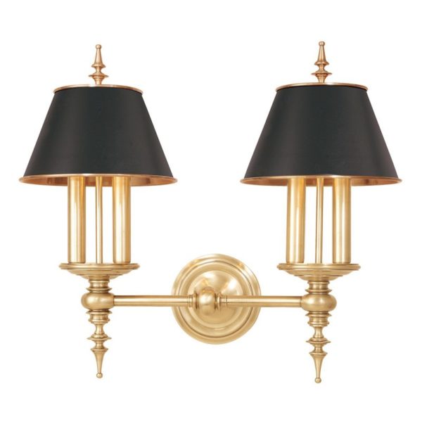 9502-AGB_Hudson Valley Cheshire 2-Light Wall Sconce in an Aged Brass Finish