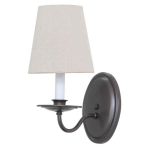 LS217-AB_House of Troy Lake Shore Single Light Wall Sconce in an Antique Brass Finish