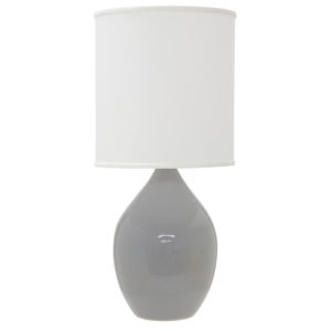 GS401-CR_House of Troy 30" Scatchard Ceramic Table Lamp in a Copper Red Finish