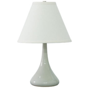 GS802-BG_House of Troy Scatchard Ceramic 19" Table Lamp in a Blue Gloss Finish