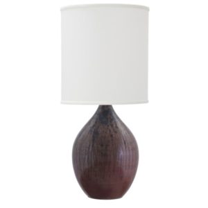 GS401-CG_House of Troy 30" Scatchard Ceramic Table Lamp in Celadon Gloss Finish