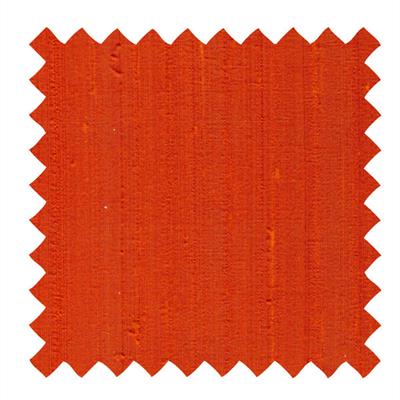L517 - Dupioni Silk Fabric in Orange