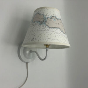 Pinup Lamp with Ski Lampshade
