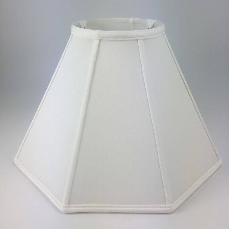 Round Top Octagon Silk Coolie Lampshade