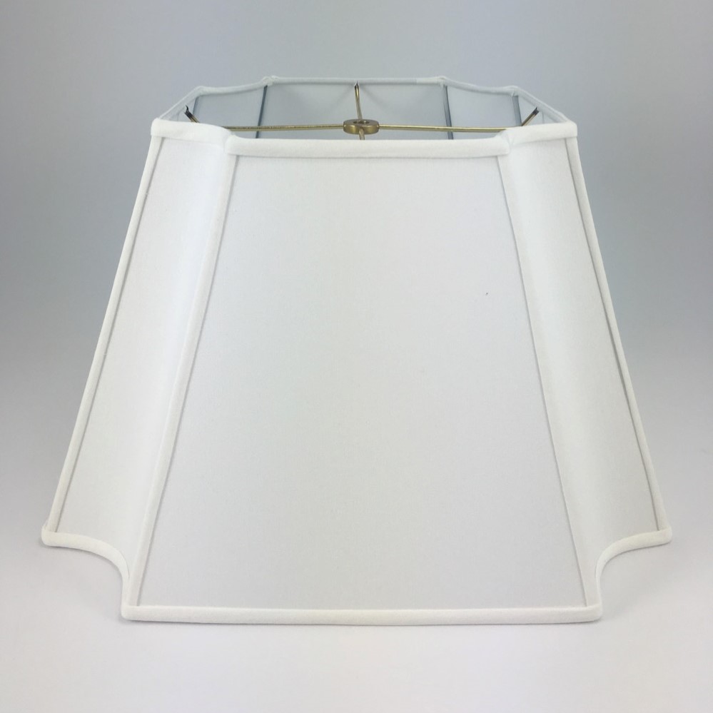 Inverted Corner Rectangle Hardback Lampshade
