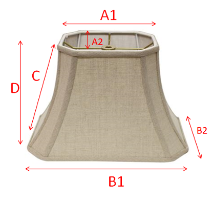 How To Measure A Rectangle Lampshade, How To Measure A Lampshade