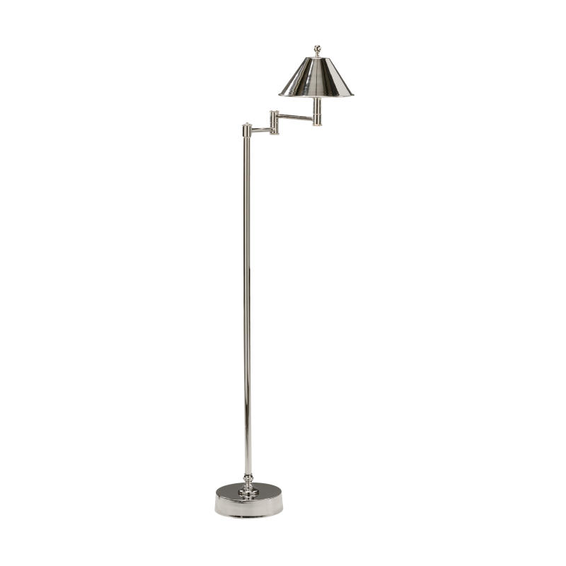 Wildwood Ashbourne Floor Lamp Nickel, Nickel Floor Lamp