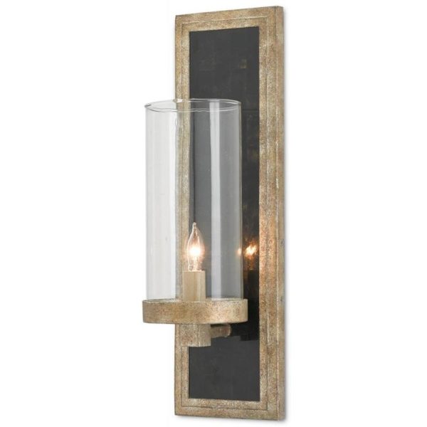 Currey Charade Silver Wall Sconce 5000 0025